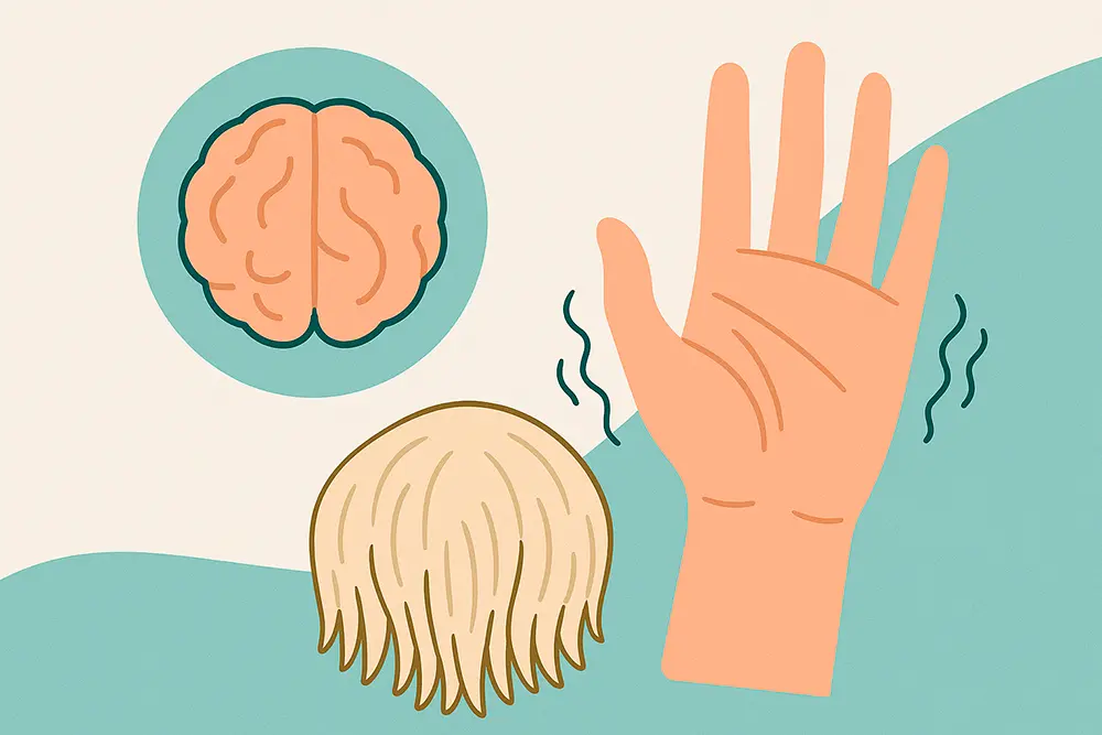 Їжовик гребінчастий при треморі рук